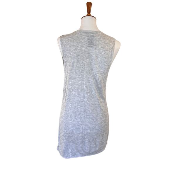 Zoe Karssen "Boy Toy" Tank Top | Graphic Tee | Gray Viscose Muscle Shirt S - Picture 2 of 7